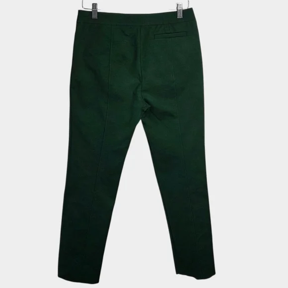 Tory Burch Vanner Ponte Trousers Pants Norwood Green Size 4 - Picture 3 of 8